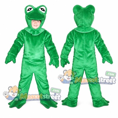 Green Frog Mascot Costume Green Frog Mascot Costume