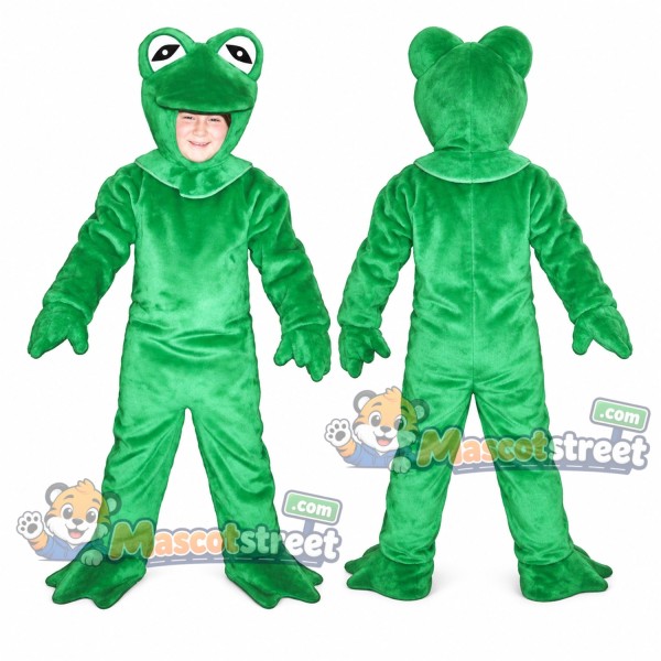 Green Frog Mascot Costume