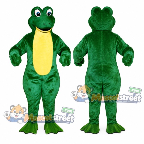 Green Frog Mascot Costume