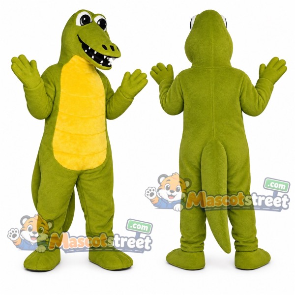 Green Crocodile Mascot Costume