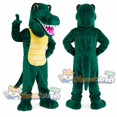 Green Crocodile Mascot Costume Green Crocodile Mascot Costume