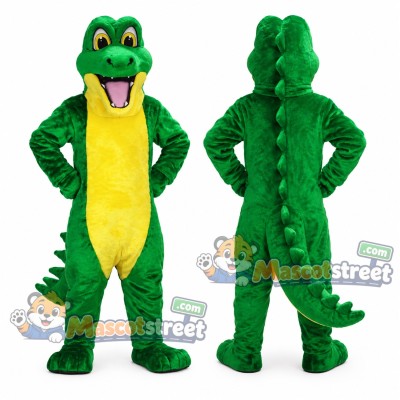 Green Crocodile Mascot Costume Green Crocodile Mascot Costume