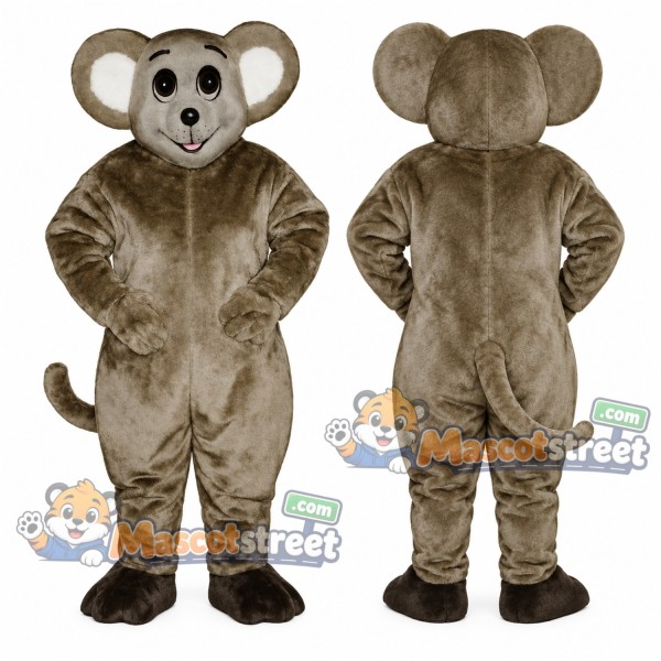Gray Mouse Mascot Costume