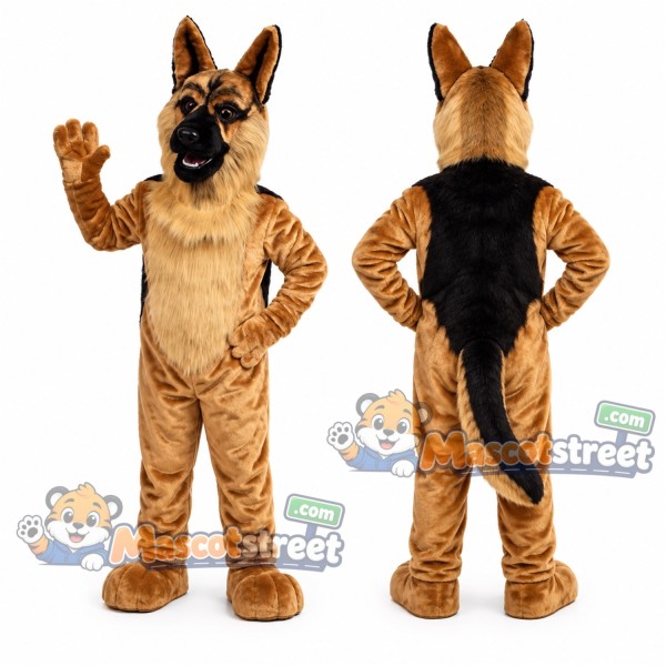 German Shepherd Mascot Costume