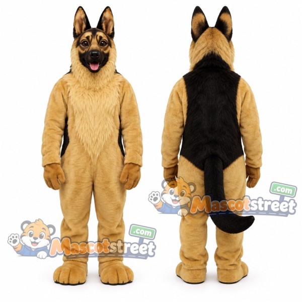 German Shepherd Mascot Costume