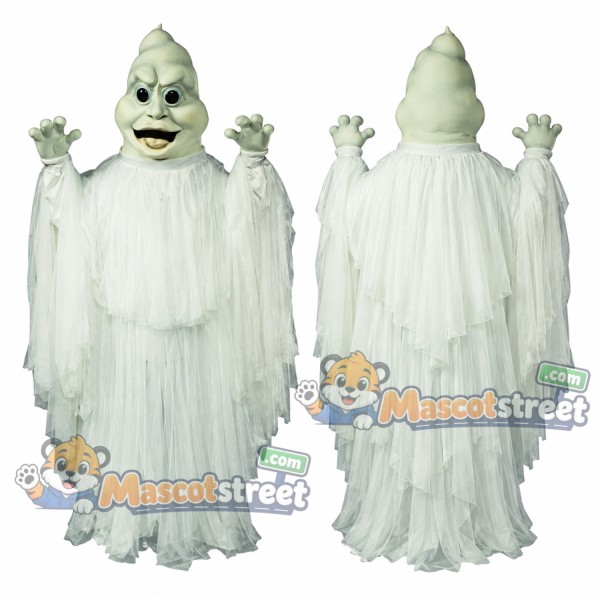 White Ghost Mascot Costume