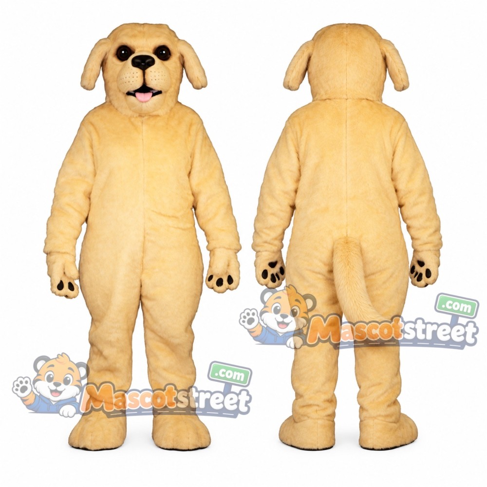 Tan Labrador Mascot Costume