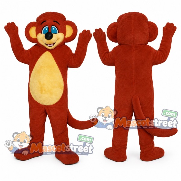 Brown Mouse Mascot Costume