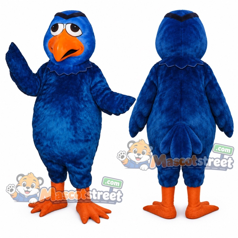 Blue Bird Mascot Costume
