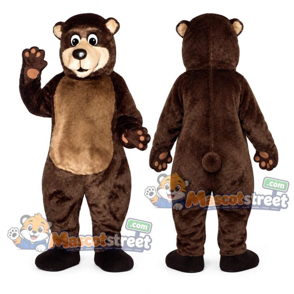 Brown Bear Mascot Costume