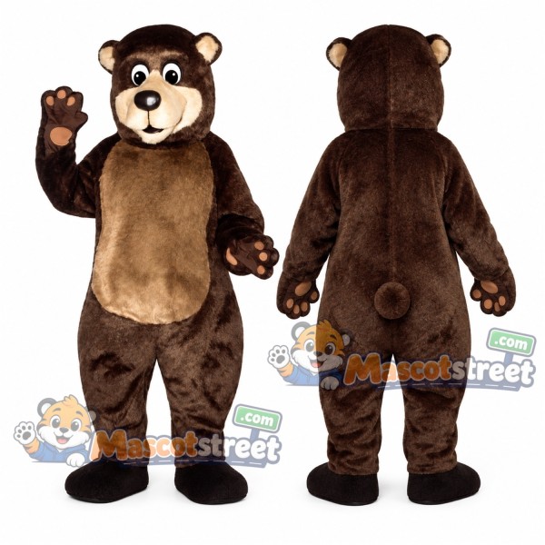 Brown Bear Mascot Costume