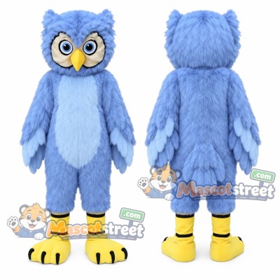 Blue Owl Mascot Costume Blue Owl Mascot Costume