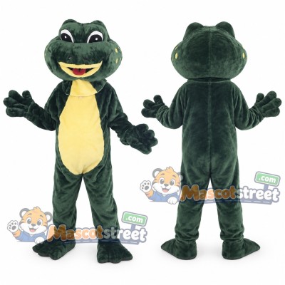 Green Frog Mascot Costume