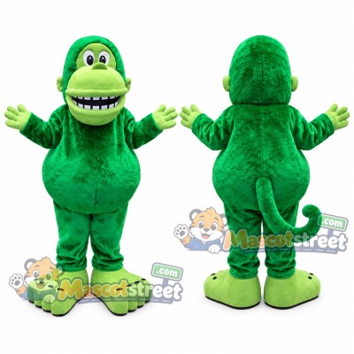 Green Monkey Mascot Costume Green Monkey Mascot Costume