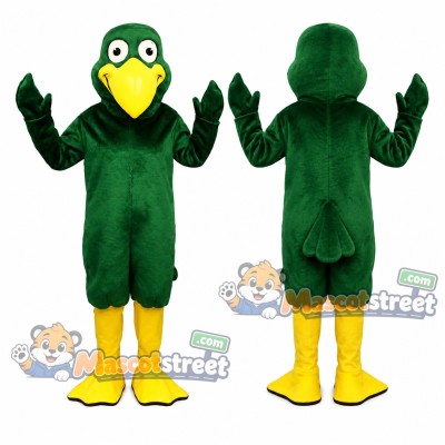 Green Bird Mascot Costume Green Bird Mascot Costume