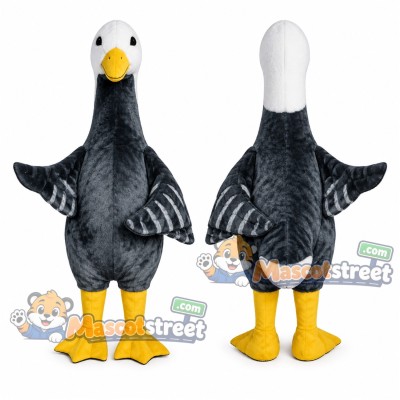 Gray Goose Mascot Costume Gray Goose Mascot Costume