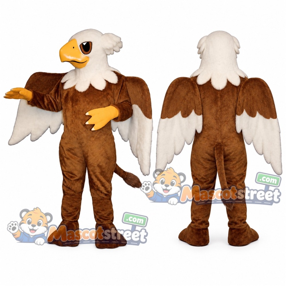 Brown Griffin Mascot Costume Brown Griffin Mascot Costume