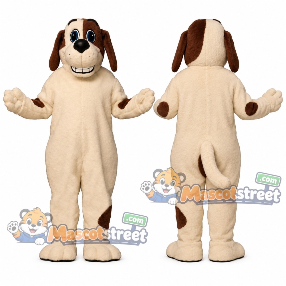 Tan Dog Mascot Costume