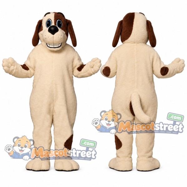 Tan Dog Mascot Costume