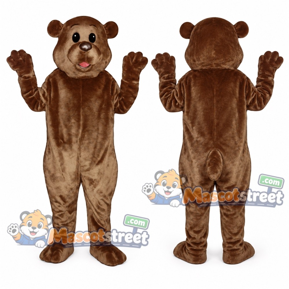 Brown Groundhog Mascot Costume Brown Groundhog Mascot Costume