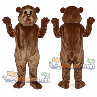 Brown Groundhog Mascot Costume Brown Groundhog Mascot Costume