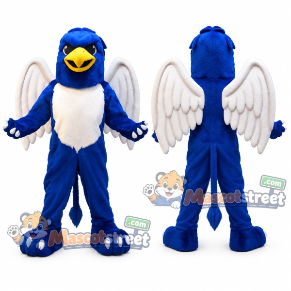 Blue Griffin Mascot Costume