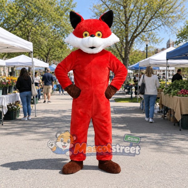 Red Fox Mascot Costume