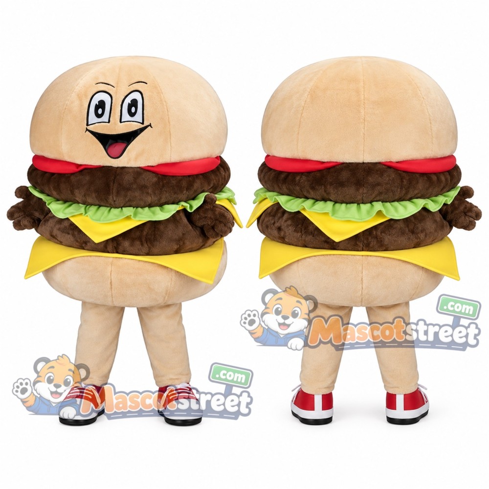 Hamburger Mascot Costume Hamburger Mascot Costume
