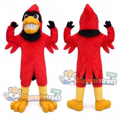 Red Cardinal Mascot Costume Red Cardinal Mascot Costume