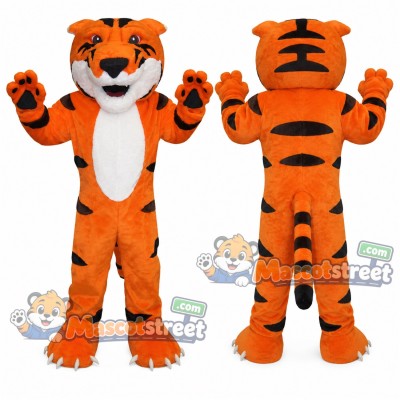 Orange Tiger Mascot Costume