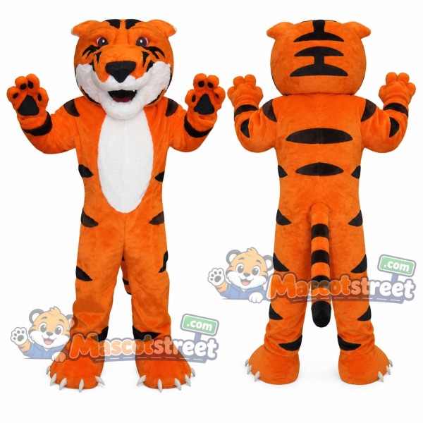 Orange Tiger Mascot Costume