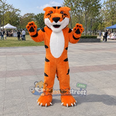 Orange Tiger Mascot Costume Orange Tiger Mascot Costume