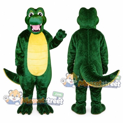 Green Crocodile Mascot Costume Green Crocodile Mascot Costume