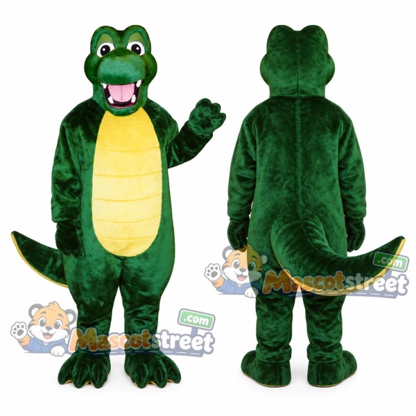 Green Crocodile Mascot Costume