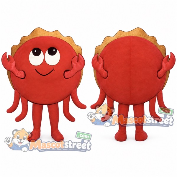 Red Crab Mascot Costume