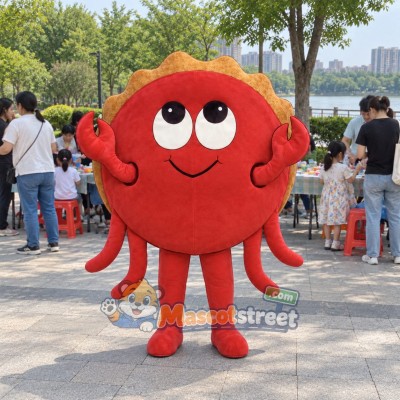 Red Crab Mascot Costume Red Crab Mascot Costume