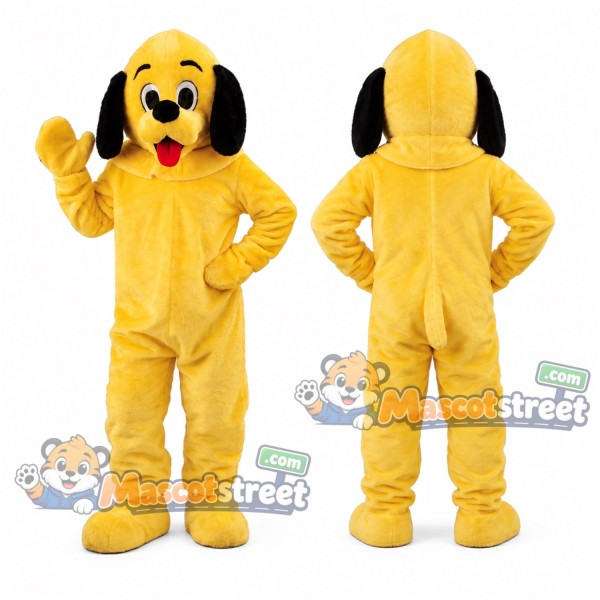 Yellow Dog Mascot Costume