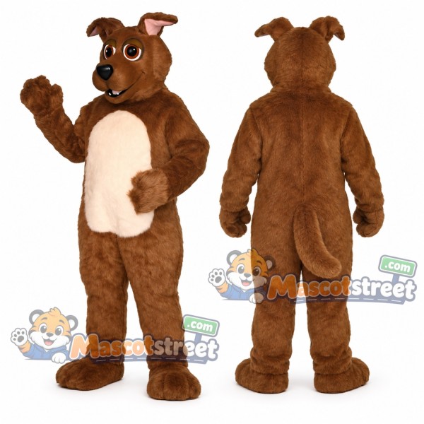 Brown Dog Mascot Costume
