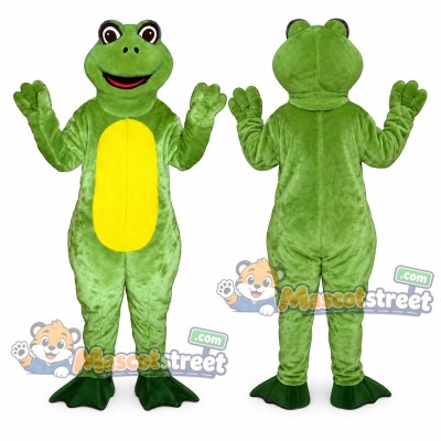 Green Frog Mascot Costume