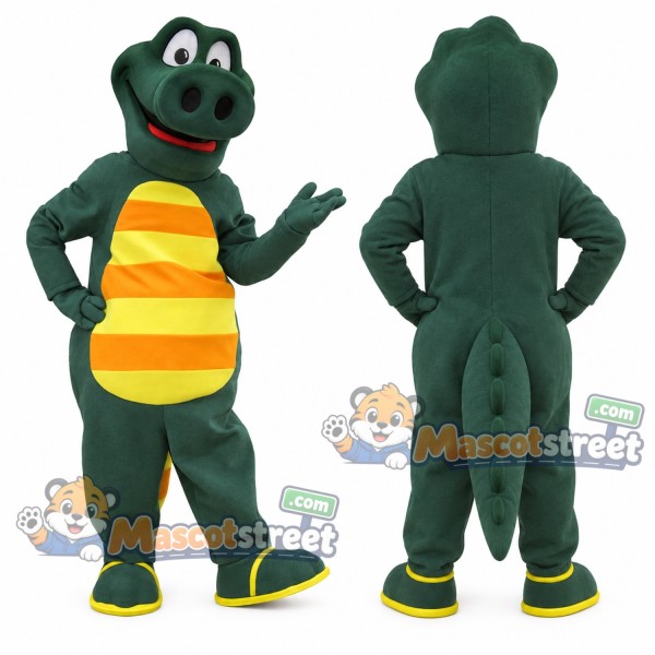 Green Crocodile Mascot Costume
