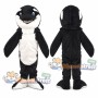 Black and White Orca Mascot Costume
