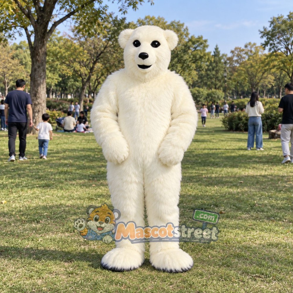 Polar Bear Mascot Costume