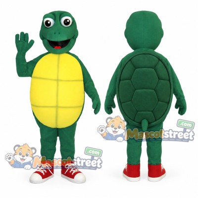 Green Turtle Mascot Costume Green Turtle Mascot Costume