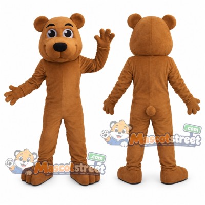 Brown Bear Mascot Costume Brown Bear Mascot Costume
