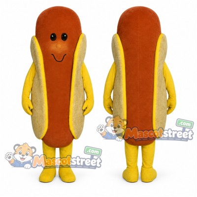 Hot Dog Mascot Costume