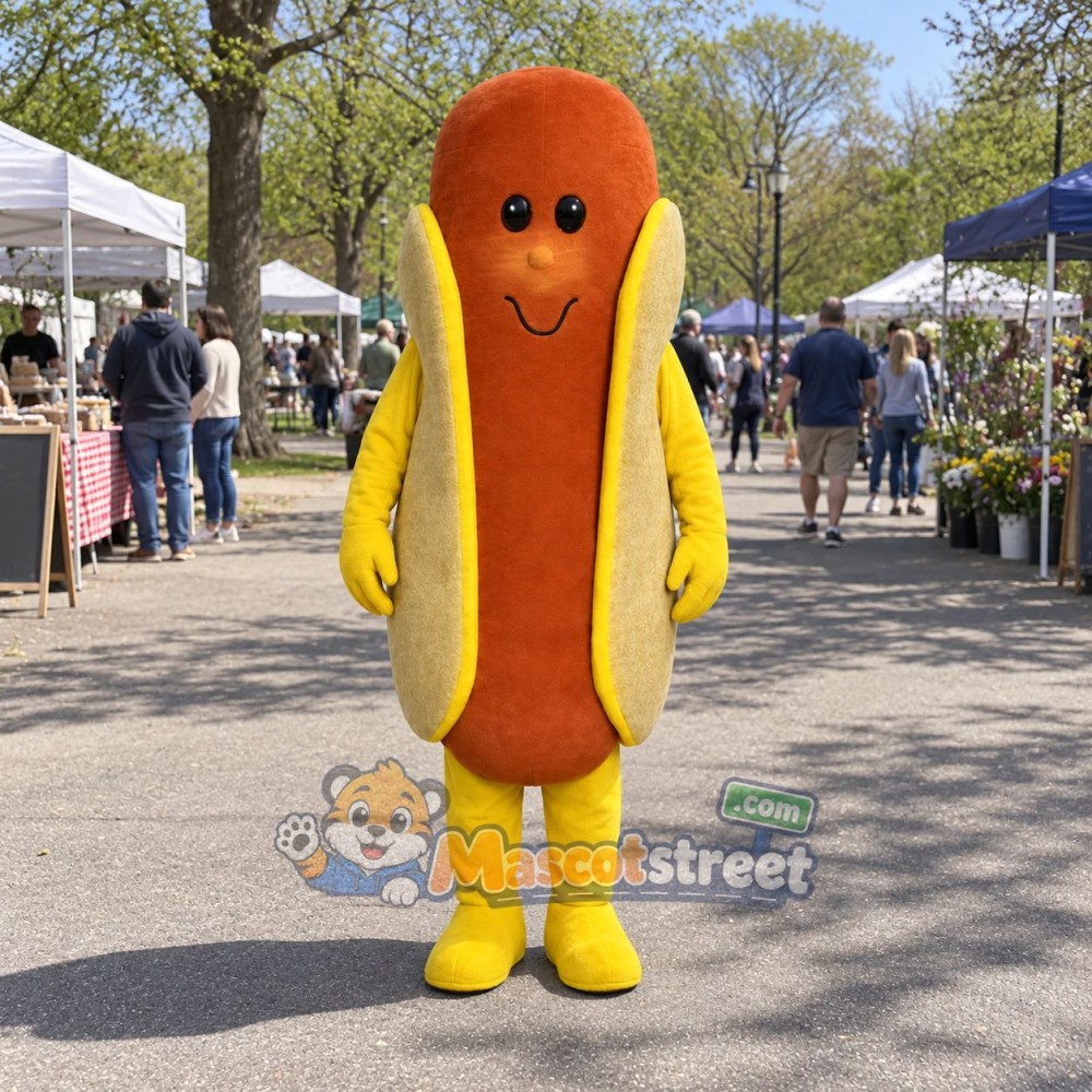 Hot Dog Mascot Costume Hot Dog Mascot Costume
