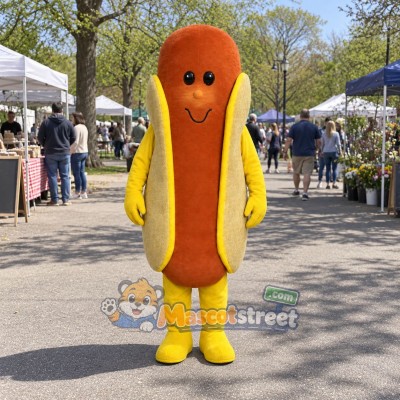 Hot Dog Mascot Costume Hot Dog Mascot Costume