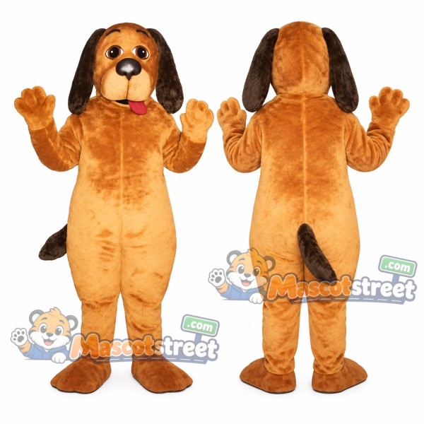 Tan Hound Mascot Costume