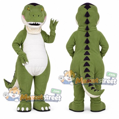 Green Dinosaur Mascot Costume