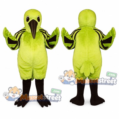 Yellow Hummingbird Mascot Costume Yellow Hummingbird Mascot Costume